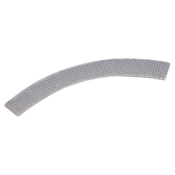 Hard Hat Reflective Tape Curved Silver