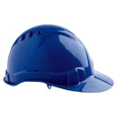 V6 Hard Hat Vented Pushlock Harness Blue