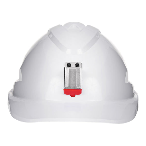 V9 Hard Hat Vented + Lamp Bracket Pushlock Harness White