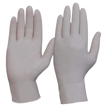 Disposable Latex Powder Free Gloves Natural L