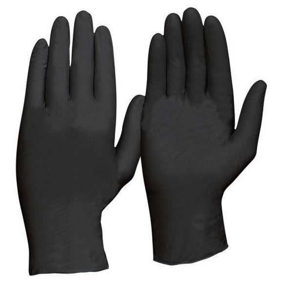 Disposable Nitrile Powder Free, Heavy Duty Black 2XL