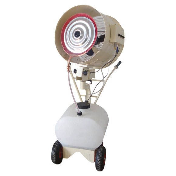 Power Cooler Misting Fan White