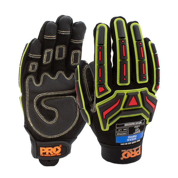 Professional Impact Glove Black 2XL