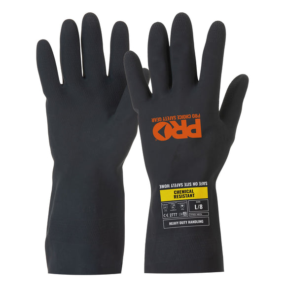 Prochem Black 30Cm Neoprene Gloves Black 2XL
