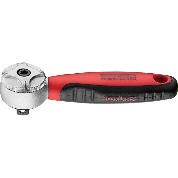 Teng 1/4in Dr. Mini Ratchet 72T