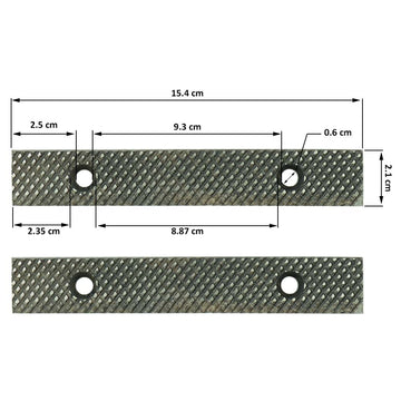 Groz  Spare Jaws - GZ35403/GZ35473 6in/150mm Vice (Pair)