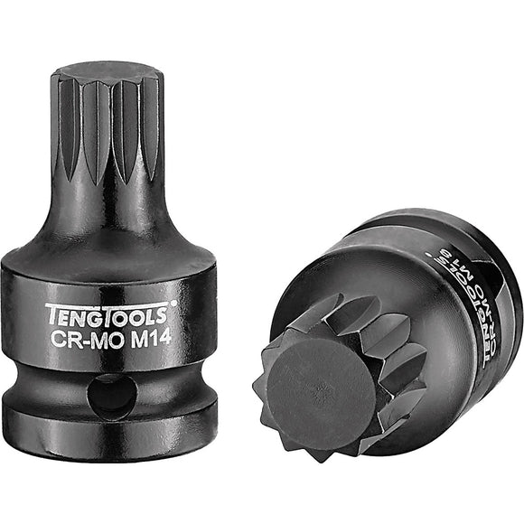 Teng 1/2in Dr. Impact Socket XZN 14 x 43mm