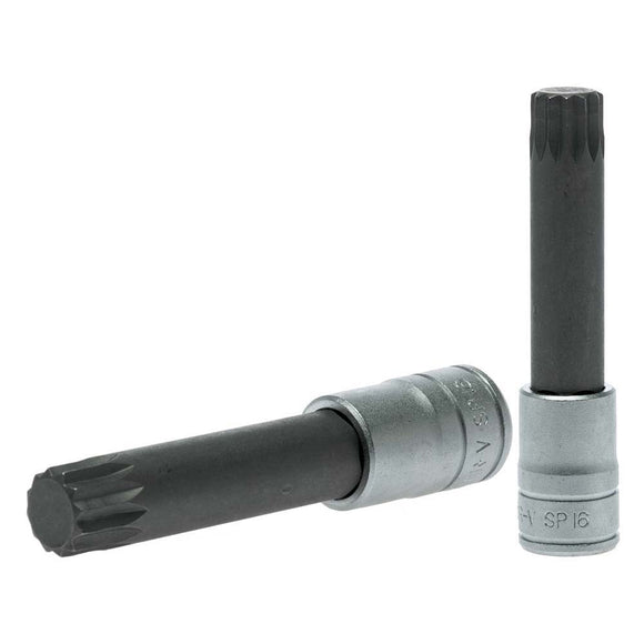 Teng 1/2in Dr. SPL Bit Socket 100mm (L) - #16