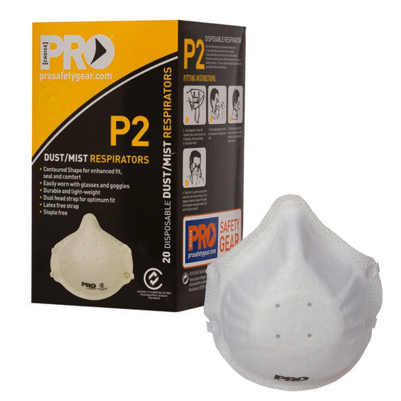 Dust Masks P2 White