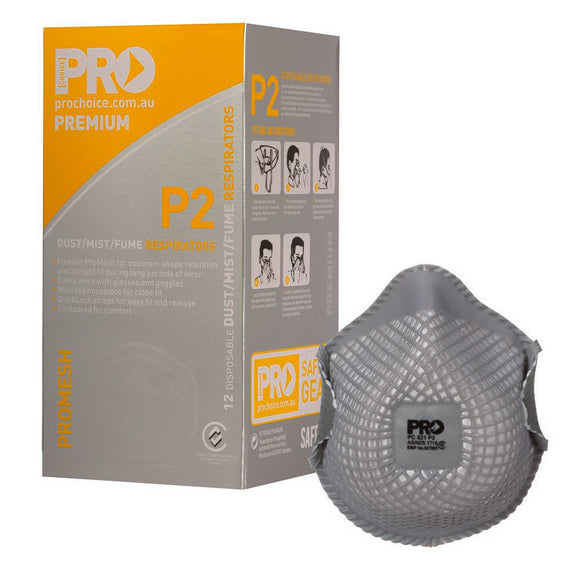 Dust Masks Promesh P2 White