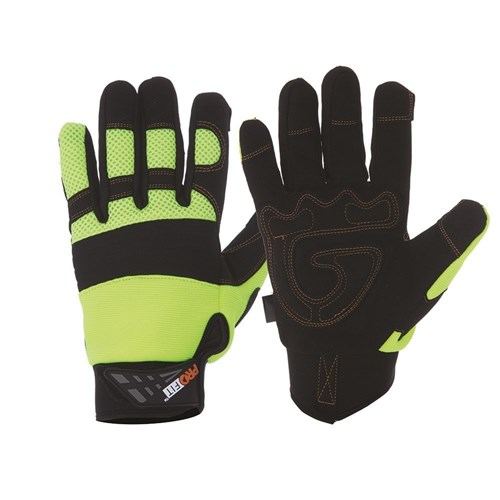 Profit Protec Gloves Hi Vis Yellow Hi Vis Yellow 2XL