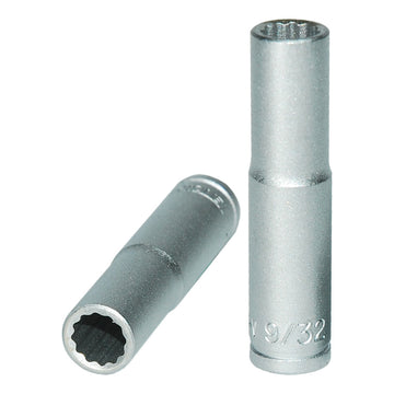 Teng 1/4in Dr. Deep Socket 9/32in 12pt