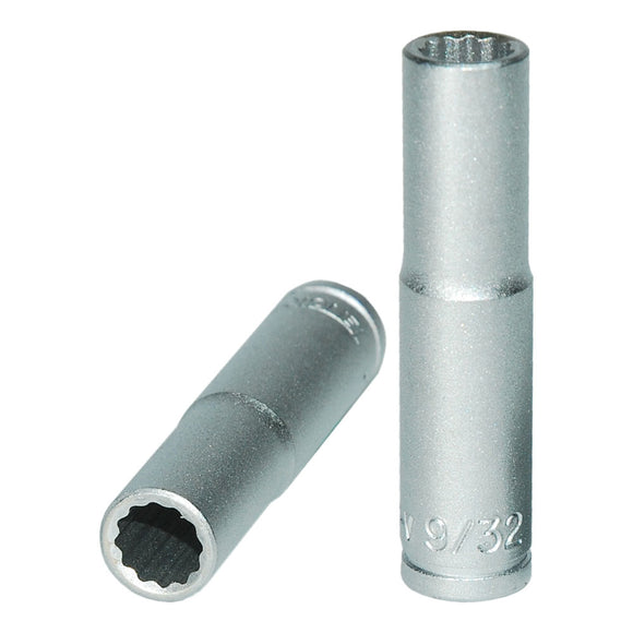 Teng 1/4in Dr. Deep Socket 9/32in 12pt