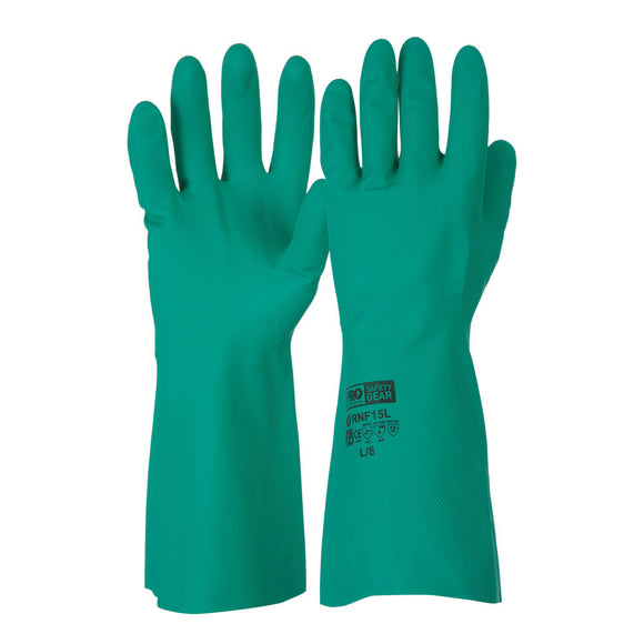 Green Nitrile Gloves Green 2XL