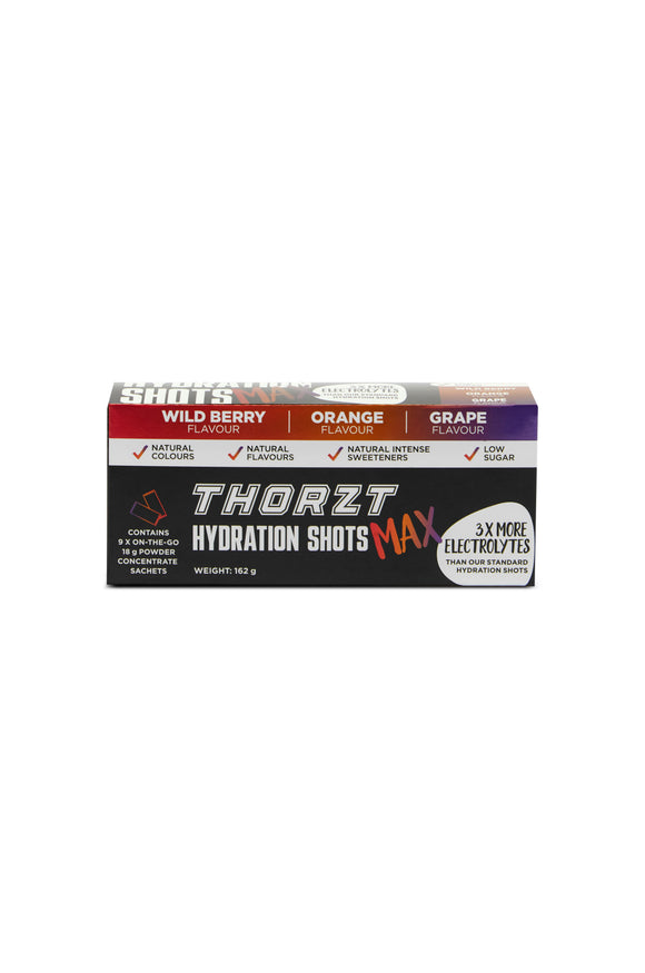 High Electrolyte Low Sugar Hydration Shot Max Powders - Mixed Mixed Flavours