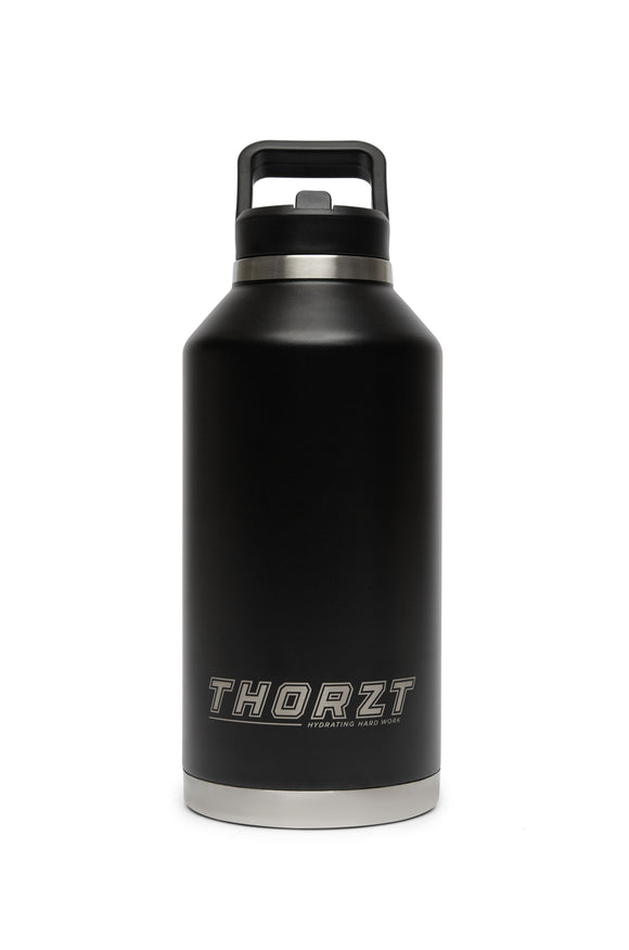 2L Stainless Steel Drink Bottle Black