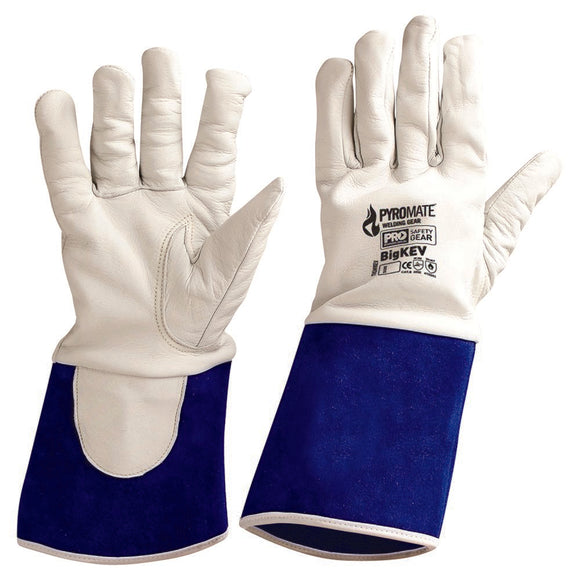 Pyromate Big Kev Welding Glove Blue L