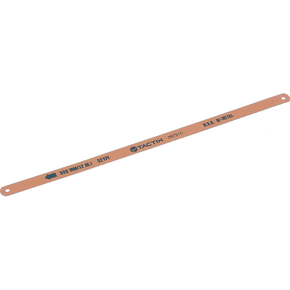 Tactix Hacksaw Blade 2Pc 300mm/12in HSS 18T