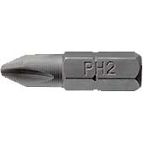 Teng 3pc 1/4in Hex PH#3 Bit x 25mm (L)