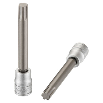 Teng 3/8in Dr. Long Ribe Bit Socket # 10