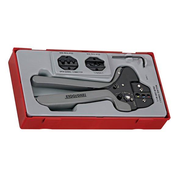 Teng 4pc Ratchet Crimping Tool Set - TC-Tray