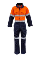 Mens Orange Flame Overall - Hoop Taped - Orange/Navy