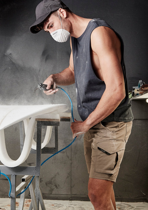 Mens Streetworx Sleeveless Tee - Petrol Blue