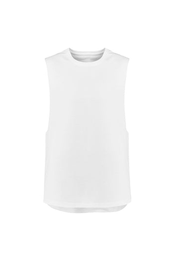 Mens Streetworx Sleeveless Tee - White