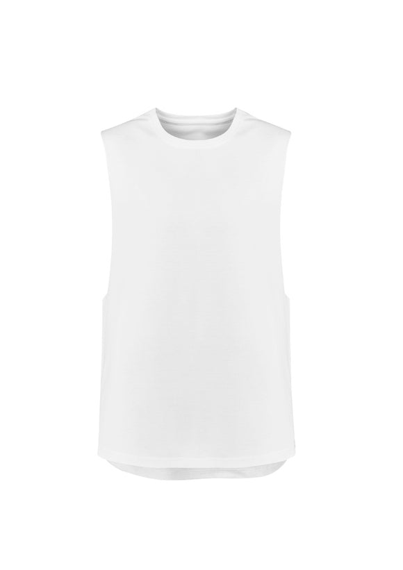 Mens Streetworx Sleeveless Tee - White