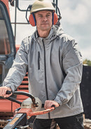 Unisex Super Light Packable Rain Jacket - Silver