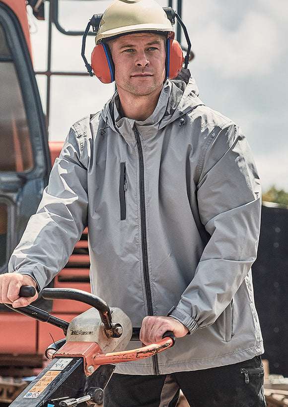 Unisex Super Light Packable Rain Jacket - Silver