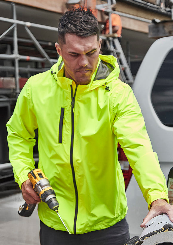 Unisex Super Light Packable Rain Jacket - Yellow