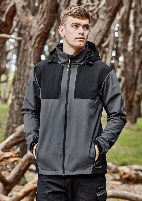 Unisex Streetworx Stretch Waterproof Jacket - Charcoal/Black
