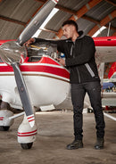 Mens Essential Basic Stretch Cargo Pant - Black