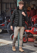Mens Essential Basic Stretch Cargo Pant - Khaki