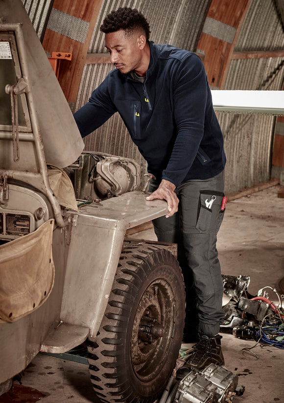 Mens Streetworx Heritage Pant - Cuffed - Charcoal