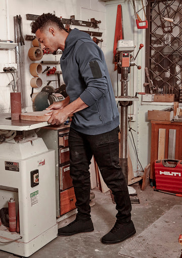 Mens Streetworx Stretch Jean - Black