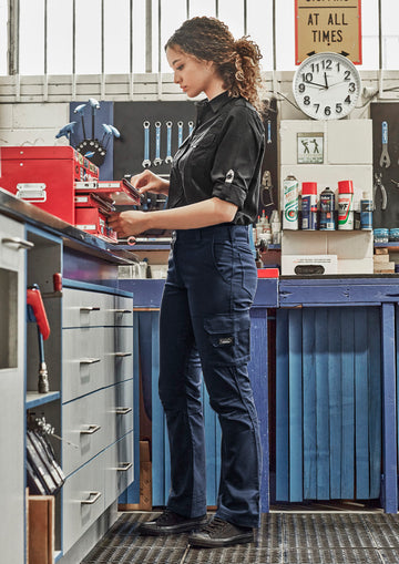 Womens Rugged Cooling Cargo Pant - Navy