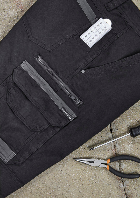 Mens Streetworx Heritage Pant - Black