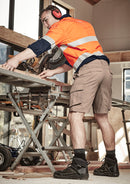 Mens Streetworx Curved Cargo Short - Khaki