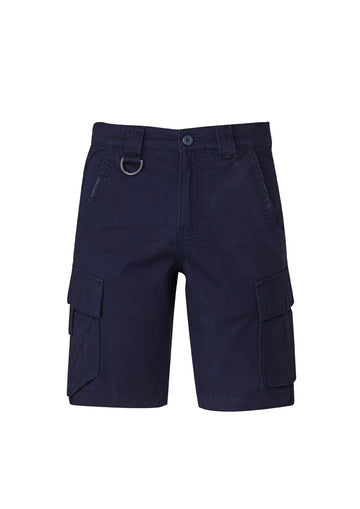 Mens Streetworx Curved Cargo Short - Navy