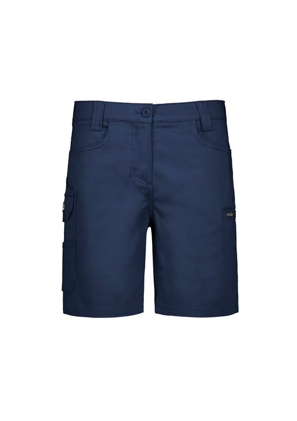 Womens Essential Stretch Cargo Short - Navy