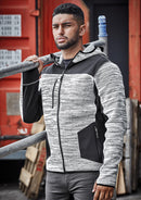 Unisex Streetworx Reinforced Knit Hoodie - Grey