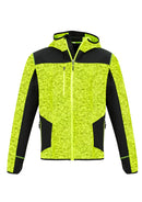 Unisex Streetworx Reinforced Knit Hoodie - Fluoro Yellow