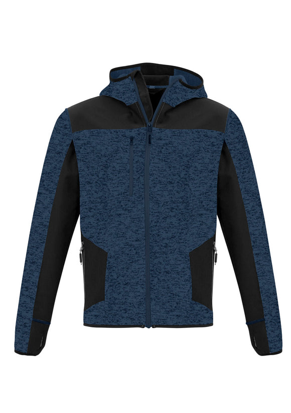 Unisex Streetworx Reinforced Knit Hoodie - Navy