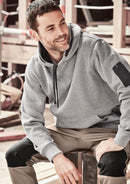 Unisex Multi-Pocket Hoodie - Grey Marle/Charcoal