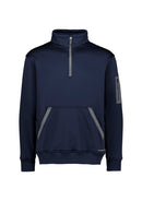 Unisex Streetworx Water Resistant 1/4 Zip Pullover - Navy