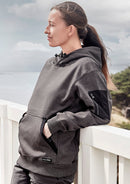 Unisex Water Resistant Hoodie - Charcoal Marle