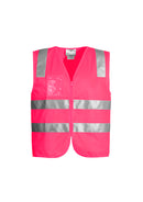 Unisex Hi Vis Zip Vest - Pink