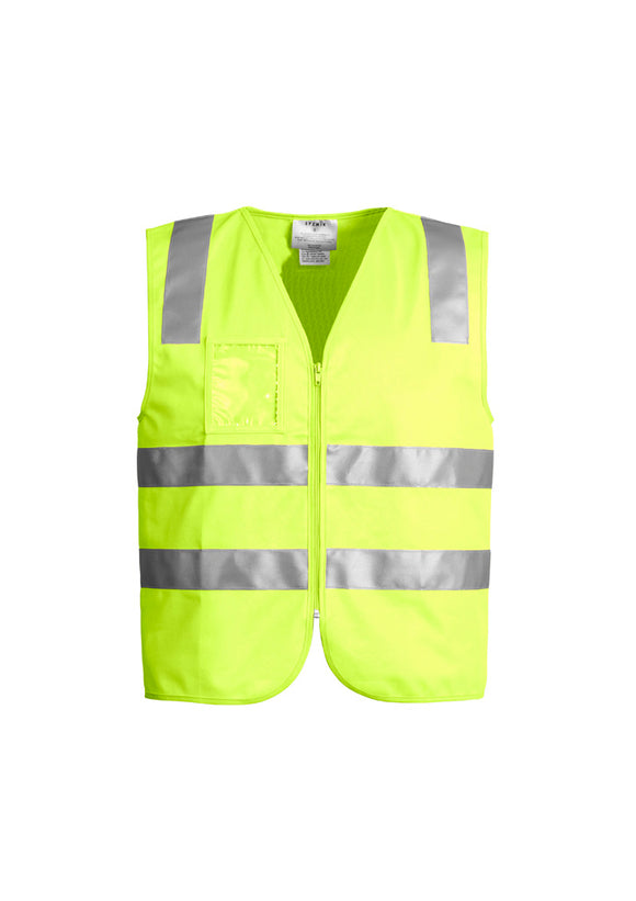 Unisex Hi Vis Zip Vest - Yellow